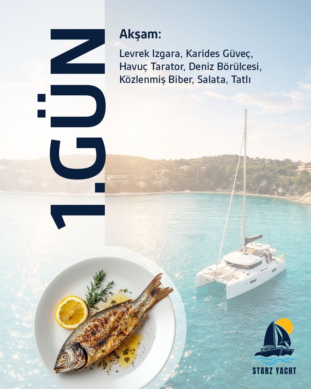 Göcek - Marmaris Turu - Menü